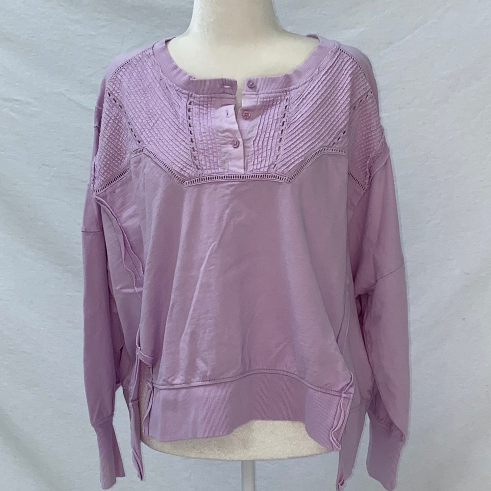 Anthropologie Pilcro Pintuck Sweatshirt - Picture 8 of 12